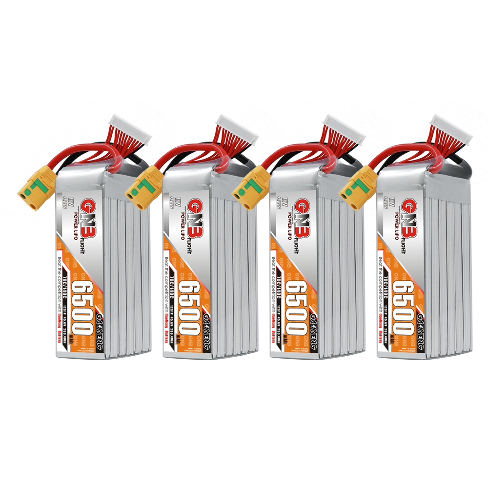 GAONENG GNB 12S1P 45.6V HV 6500mAh 70C LiPo Battery XT90S