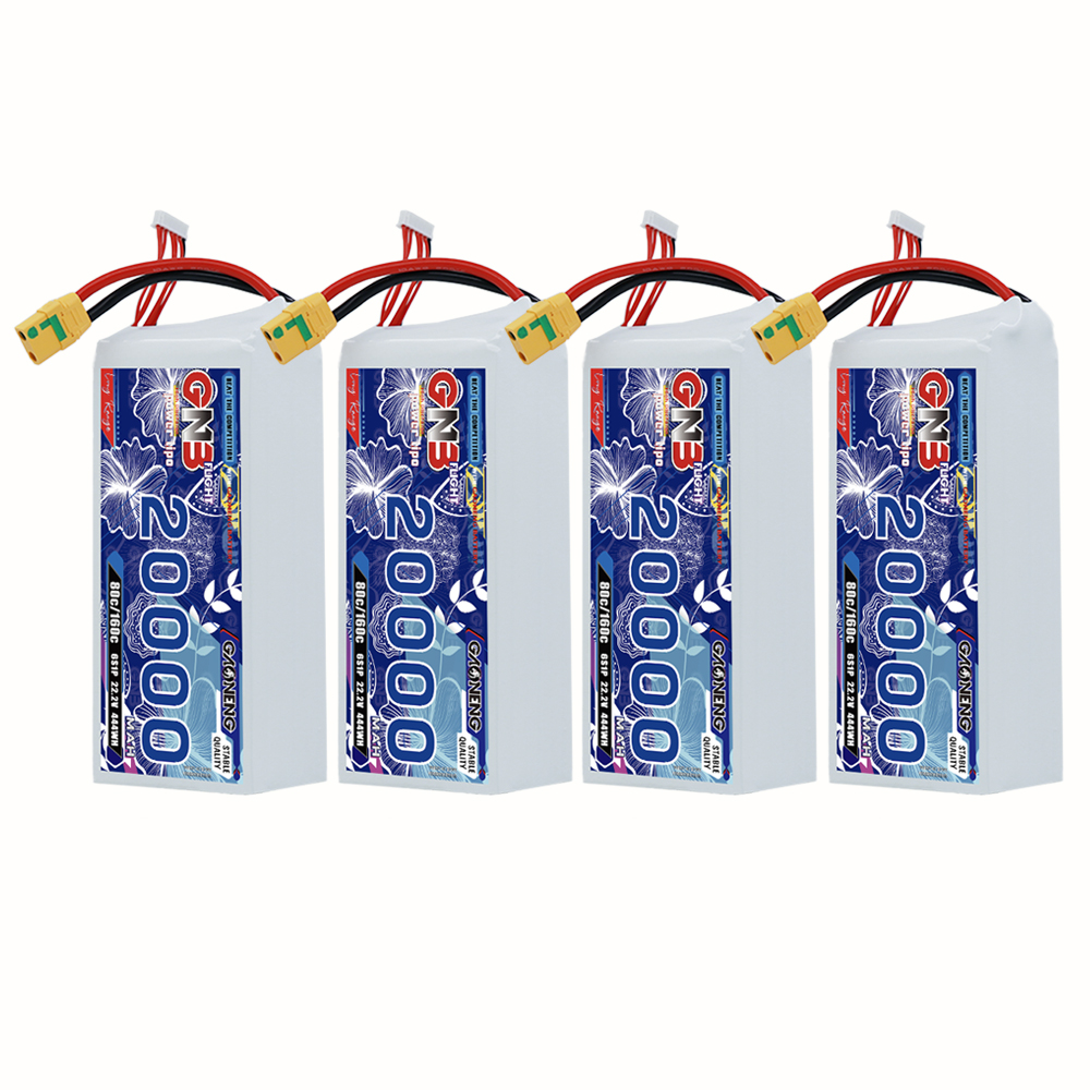 GAONENG GNB 6S1P 22.2V 20000mAh 80C RC LiPo Battery XT90S