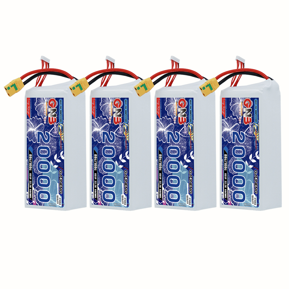 GAONENG GNB 6S1P 22.2V 20000mAh 80C RC LiPo Battery XT90S