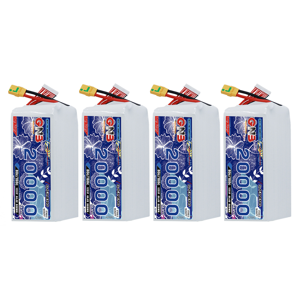 GAONENG GNB 12S1P 44.4V 20000mAh 80C RC LiPo Battery XT90S