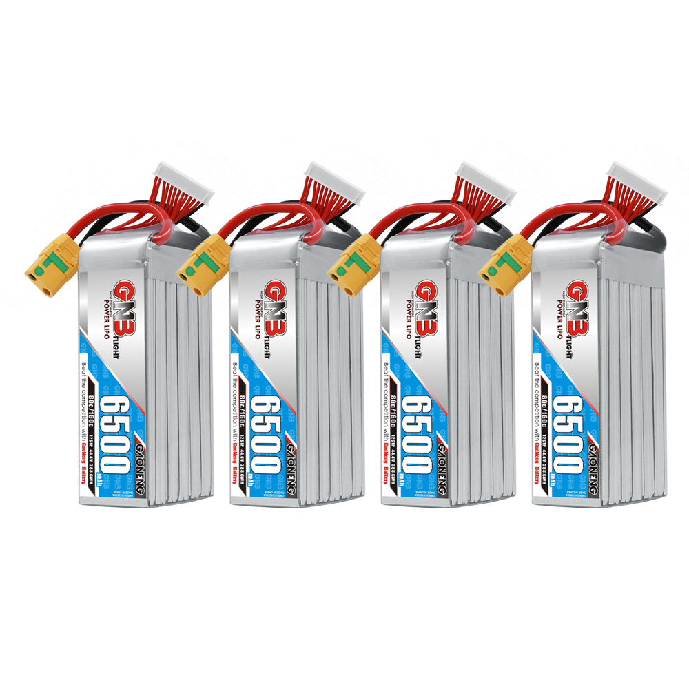 GAONENG GNB 12S1P 44.4V 6500mAh 80C LiPo Battery XT90S