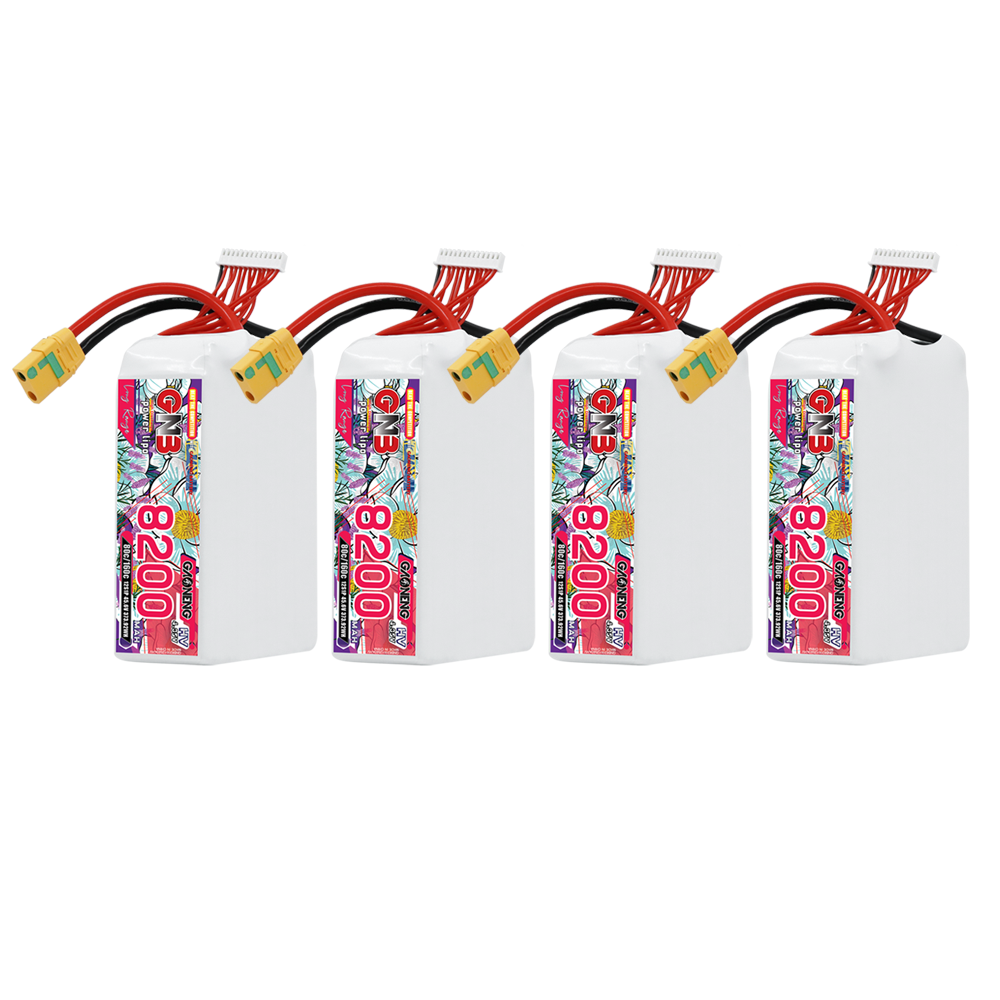 GAONENG GNB 12S1P 45.6V HV 8200mAh 80C LiPo Battery XT90S
