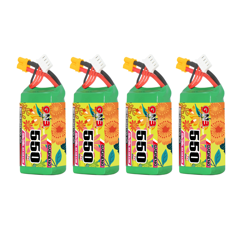 GAONENG GNB 4S 14.8V 550mAh 120C XT30 LiPo Battery
