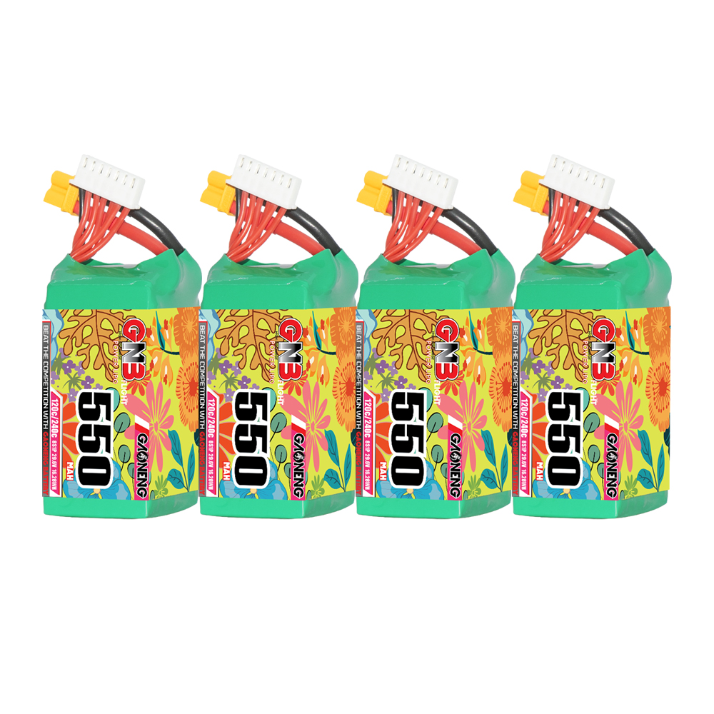 GAONENG GNB LiHV 8S 29.6V 550mAh 120C XT30 LiPo Battery
