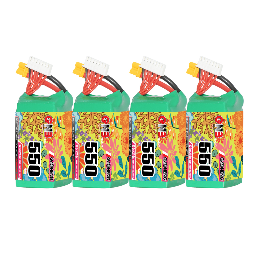 GAONENG GNB LiHV 8S 29.6V 550mAh 120C XT30 LiPo Battery
