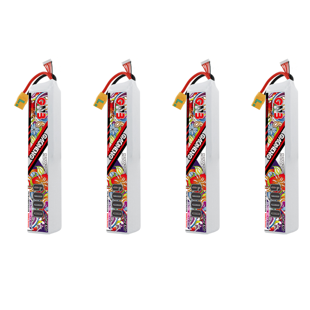 GAONENG GNB 6S 6S2P 30.4V HV 6000mAh 120C LiPo Battery XT90S