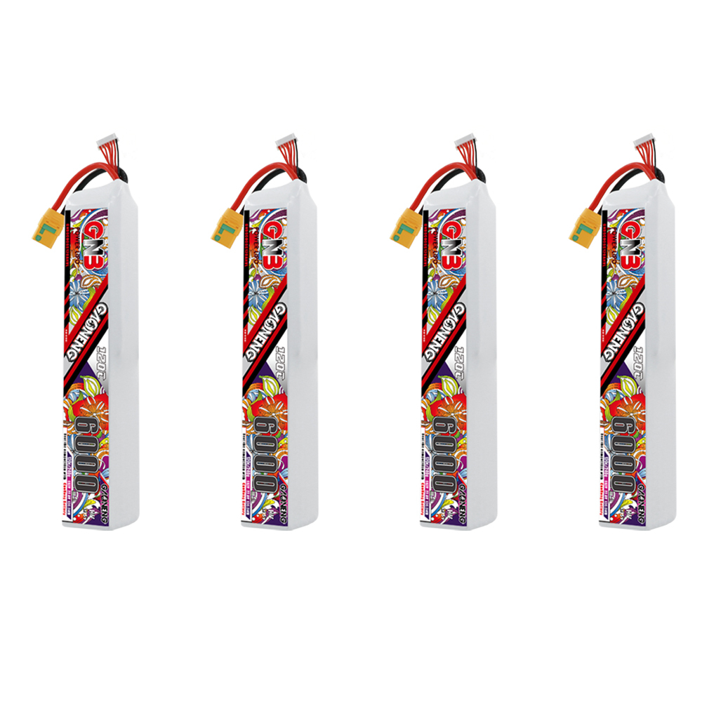 GAONENG GNB 6S 6S2P 30.4V HV 6000mAh 120C LiPo Battery XT90S