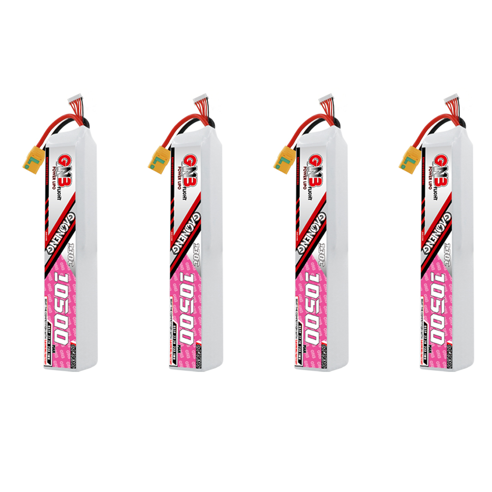 GAONENG GNB 6S 22.2V 10500mAh 130C RC LiPo Battery XT90S Anti Spark