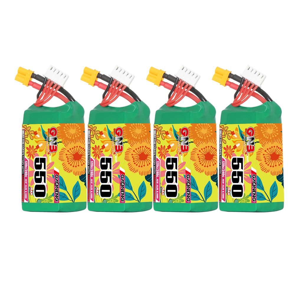 GAONENG GNB 4S 14.8V 550mAh 120C XT30 LiPo Battery