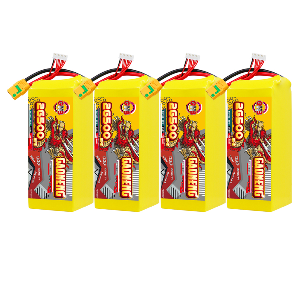 GAONENG GNB 26500mah 8S 29.6V 5C XT90S Semi Solid State Li-ion Battery 350WH/kg