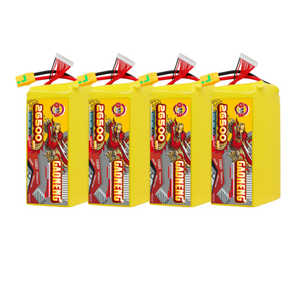 GAONENG GNB 26500mah 12S 44.4V 5C XT90S Semi Solid State Li-ion Battery 350WH/kg
