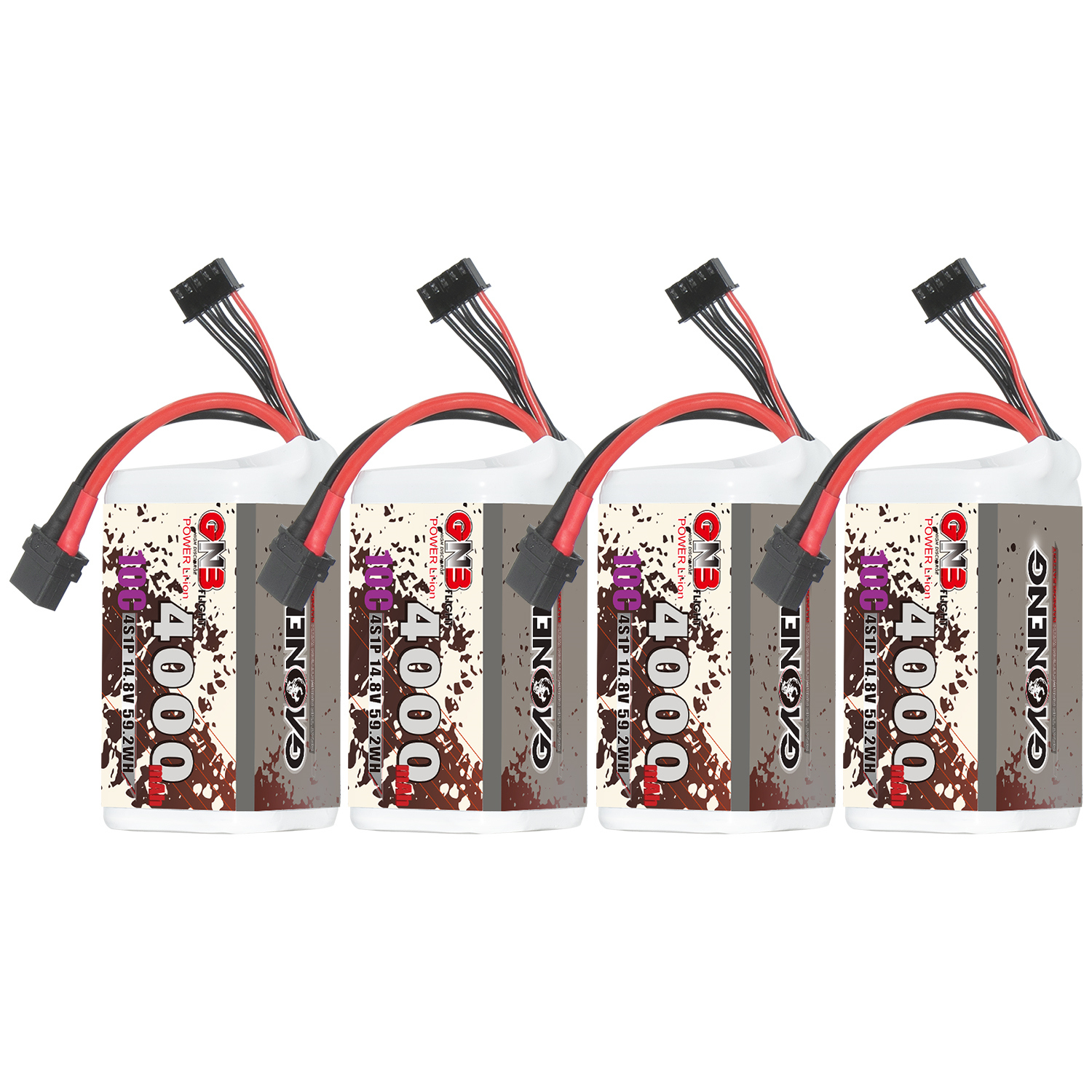 GAONENG GNB 4S 14.8V 4000mAh 10C XT60 Li-ion Battery made with Lishen 21700