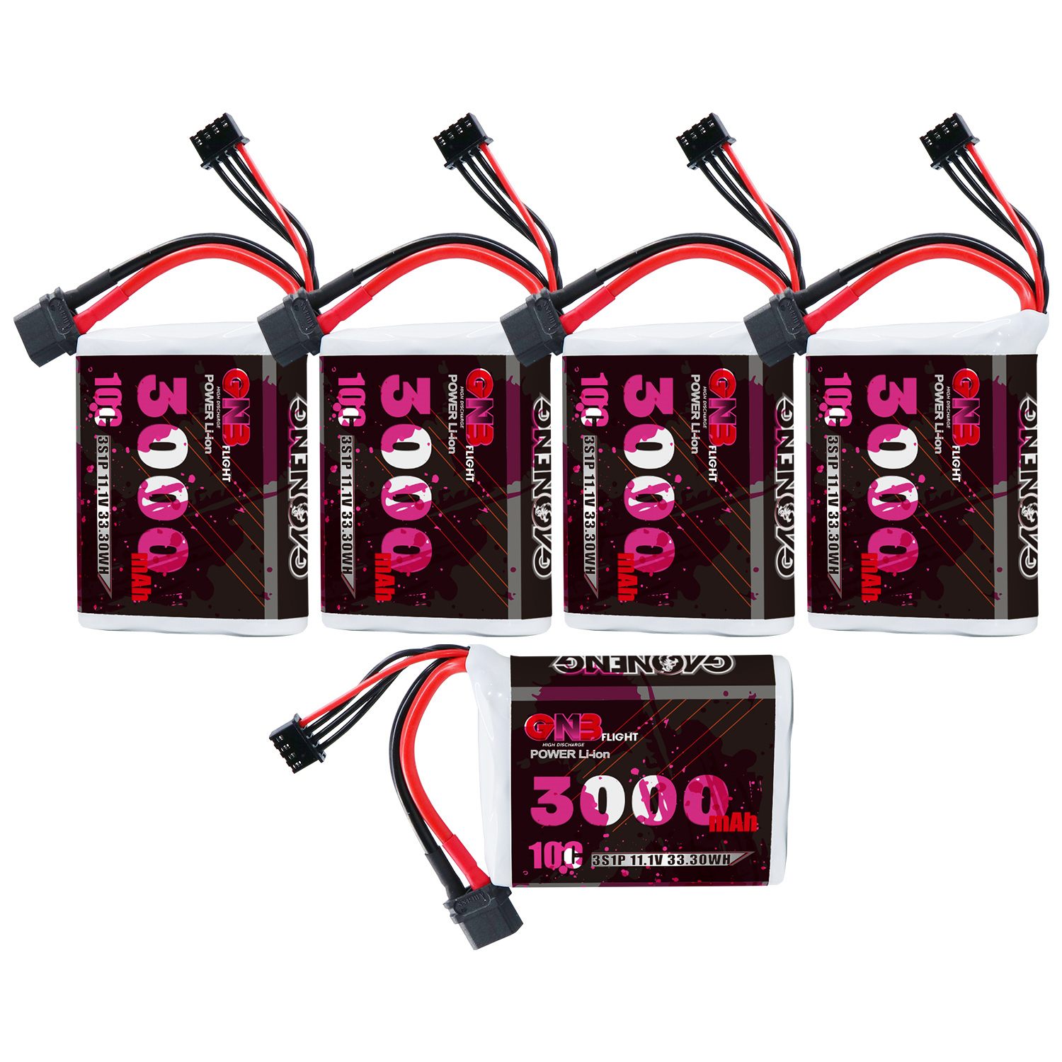GAONENG GNB 3S 11.1V 3000mAh 10C XT60 Li-ion Battery made with Sony 18650 VTC6