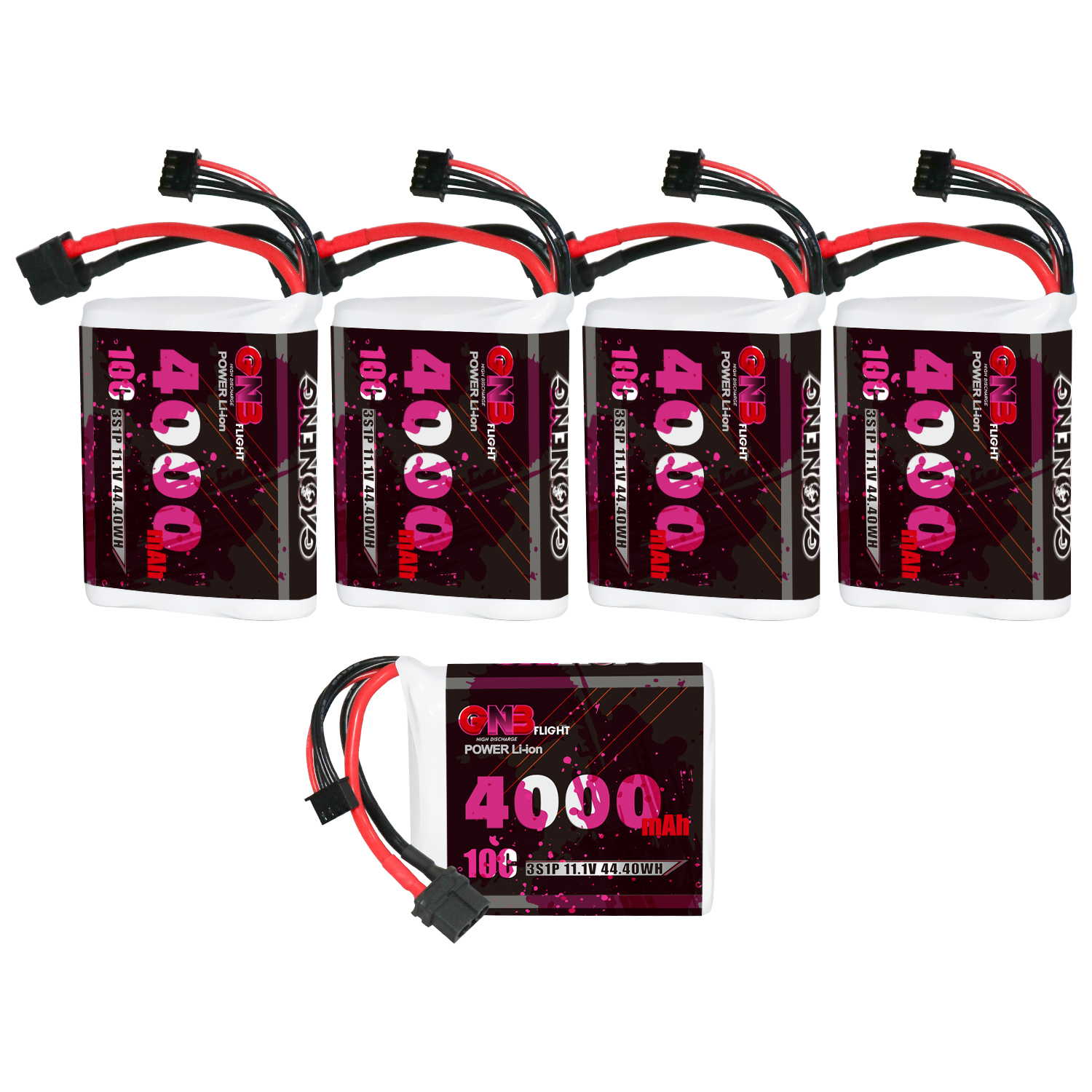 GAONENG GNB 3S 11.1V 4000mAh 10C XT60 Li-ion Battery made with Sony 18650 VTC6