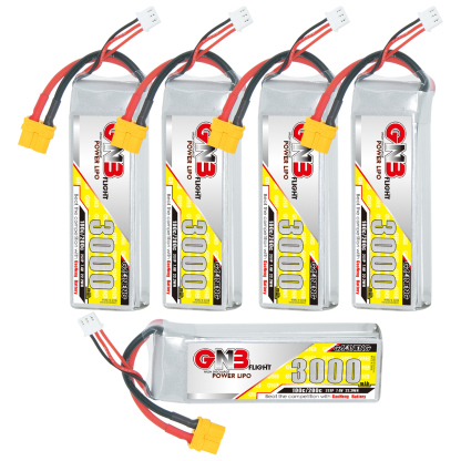 GAONENG GNB 2S 7.4V 3000mAh 100C LiPo Battery XT60