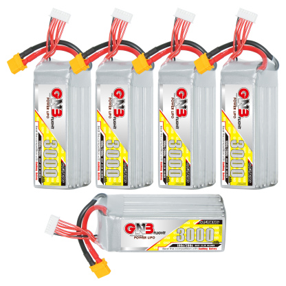 GAONENG GNB 6S 22.2V 3000mAh 100C LiPo Battery XT60