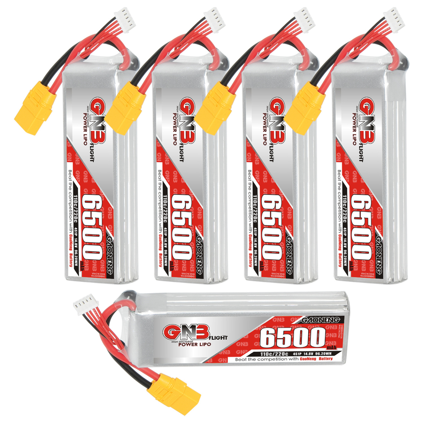 GAONENG GNB 4S 14.8V 6500mAh 110C XT90 LiPo Battery