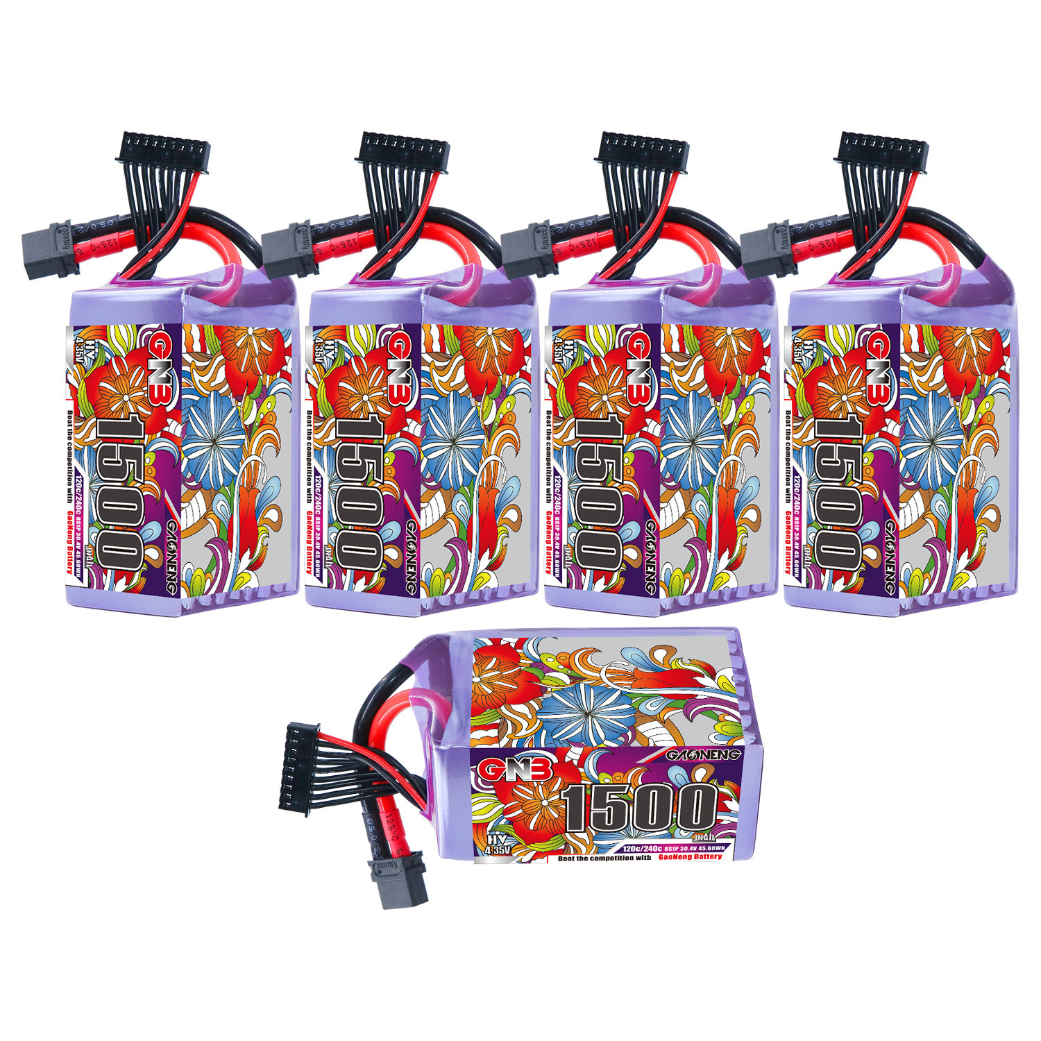 GAONENG GNB LiHV 8S 30.4V 1500mAh 120C XT60 LiPo Battery