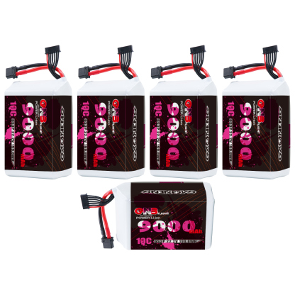 GAONENG GNB 6S 22.2V 9000mAh 10C XT60 Li-ion Battery made with 18650 Sony VTC6