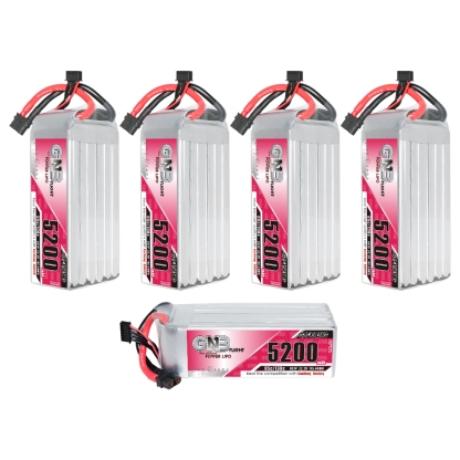 GAONENG GNB 6S 22.2V 5200mAh 65C LiPo Battery XT60