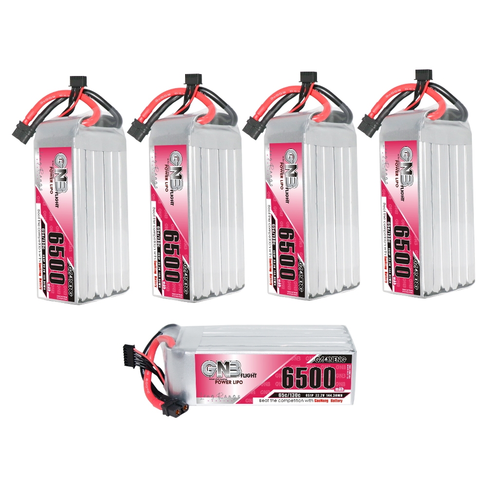 GAONENG GNB 6S 22.2V 6500mAh 65C LiPo Battery XT60