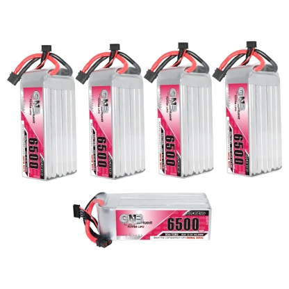 GAONENG GNB 6S 22.2V 6500mAh 65C LiPo Battery XT60
