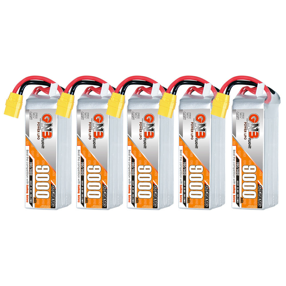 GAONENG GNB 6S 22.8V 9000mAh 70C RC LiPo Battery XT90