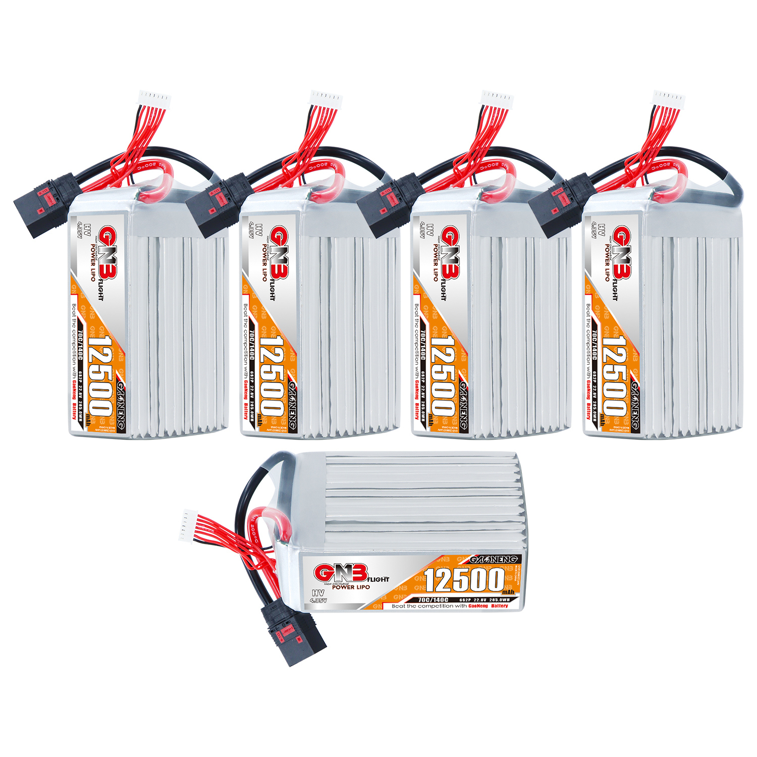 GAONENG GNB 6S2P 22.8V HV 12500mAh 70C RC LiPo Battery QS8