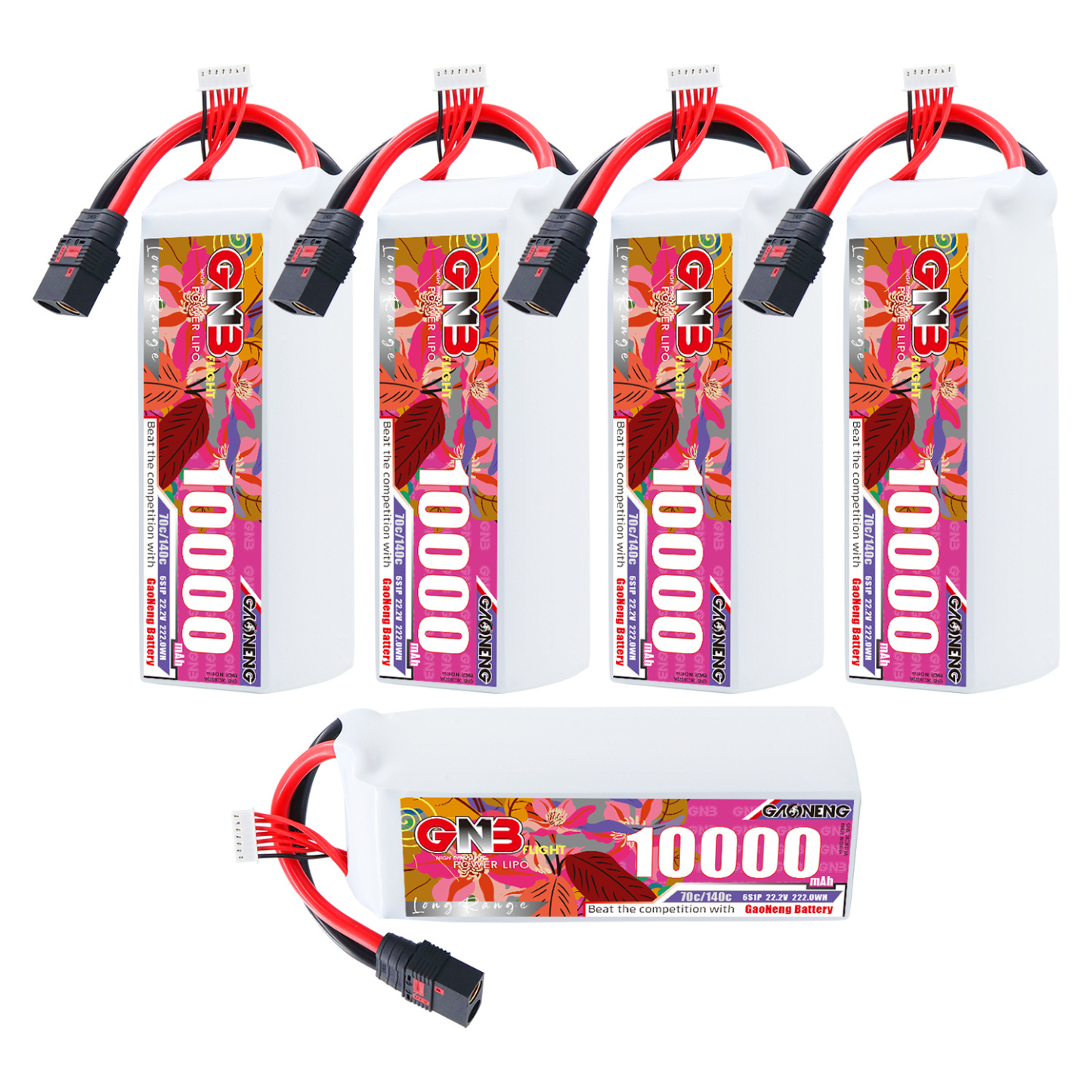 GAONENG GNB 6S1P 22.2V 10000mAh 70C RC LiPo Battery QS8