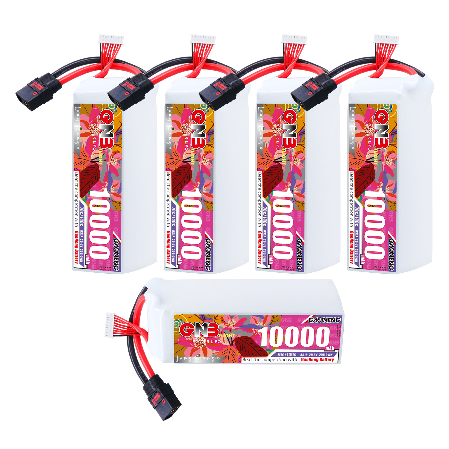 GAONENG GNB 8S1P 29.6V 10000mAh 70C RC LiPo Battery QS8