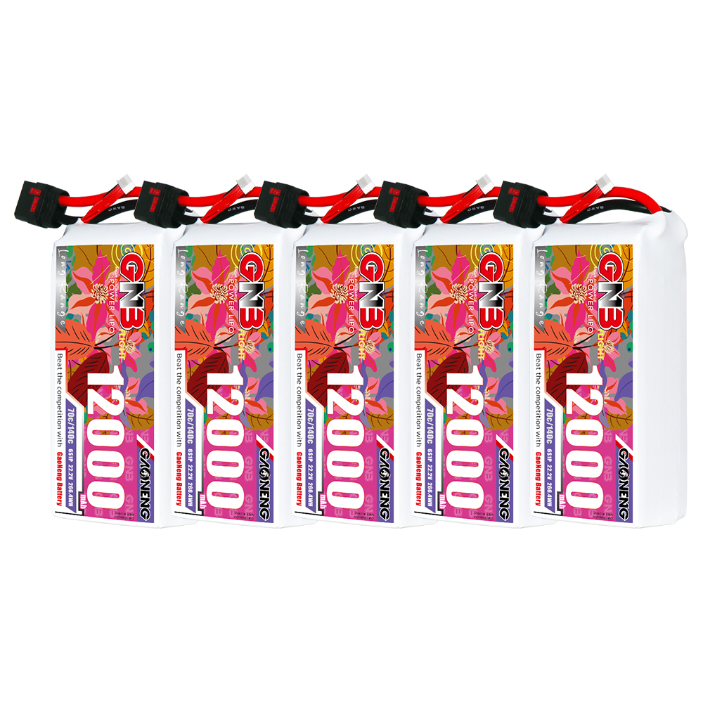 GAONENG GNB 6S1P 22.2V 12000mAh 70C RC LiPo Battery QS8