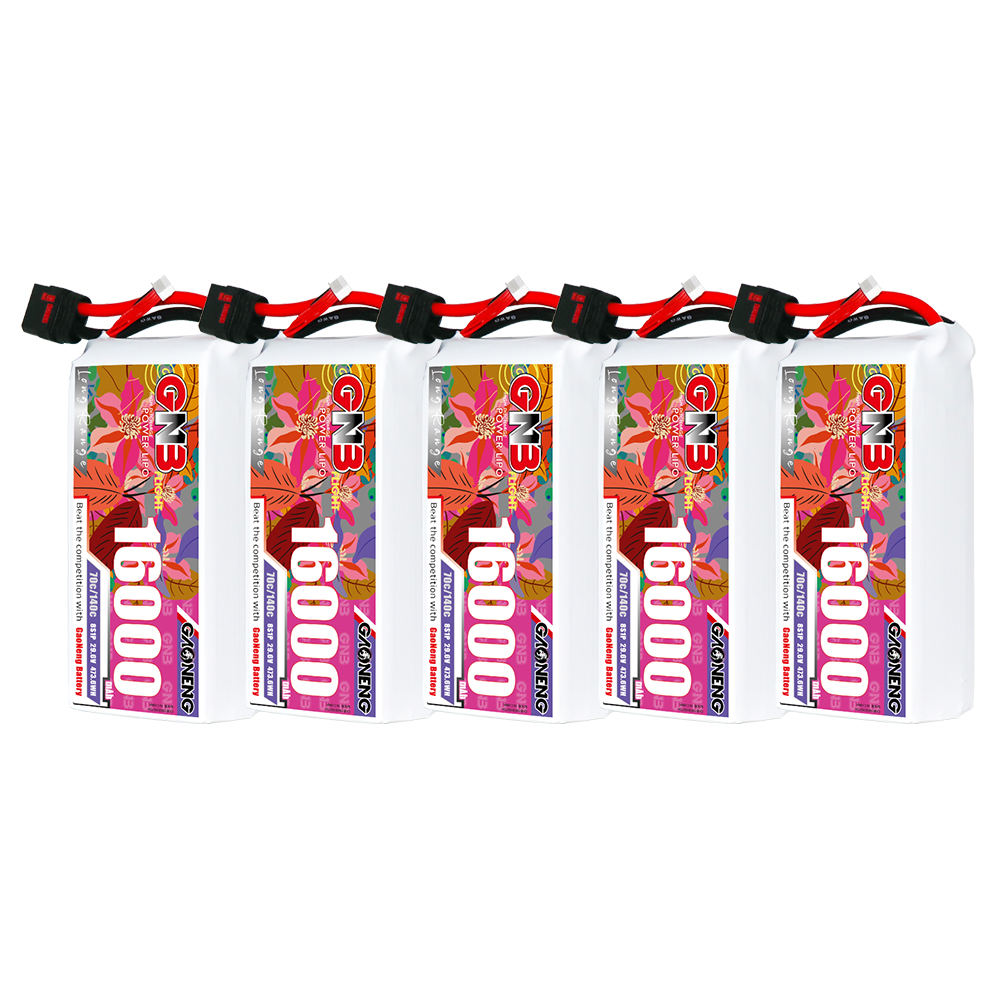GAONENG GNB 6S1P 22.2V 16000mAh 70C RC LiPo Battery QS8