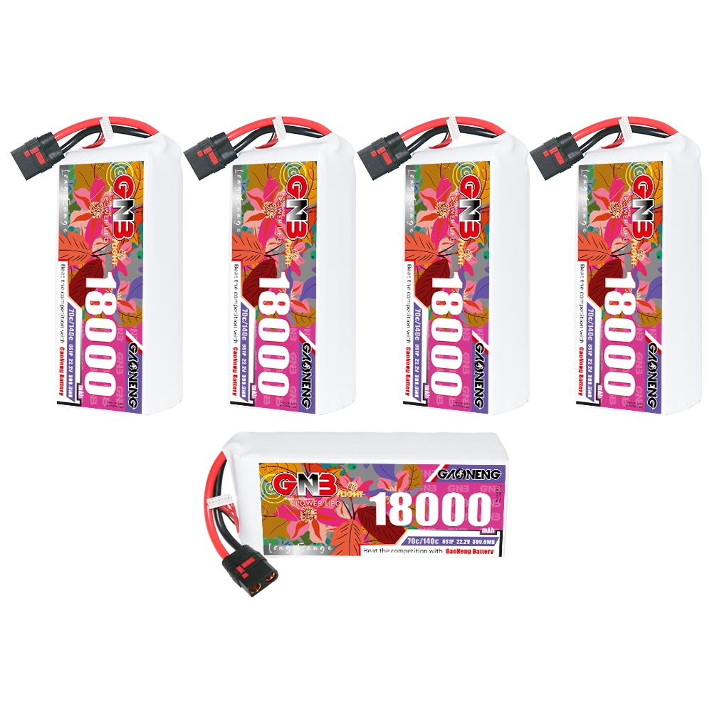 GAONENG GNB 6S1P 22.2V 18000mAh 70C RC LiPo Battery QS8