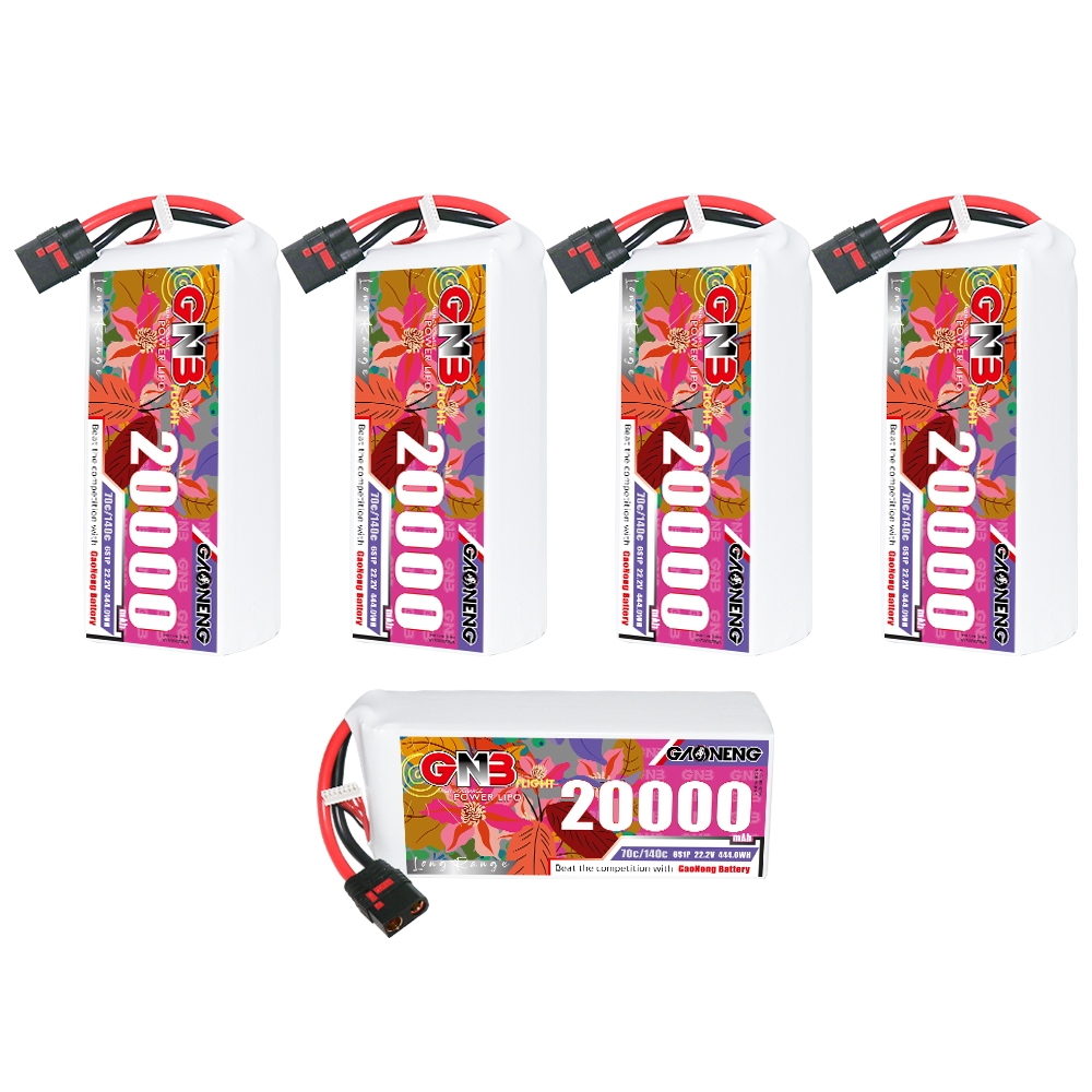 GAONENG GNB 6S1P 22.2V 20000mAh 70C RC LiPo Battery QS8
