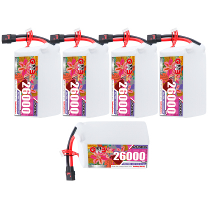 GAONENG GNB 6S2P 22.2V 26000mAh 70C RC LiPo Battery QS8