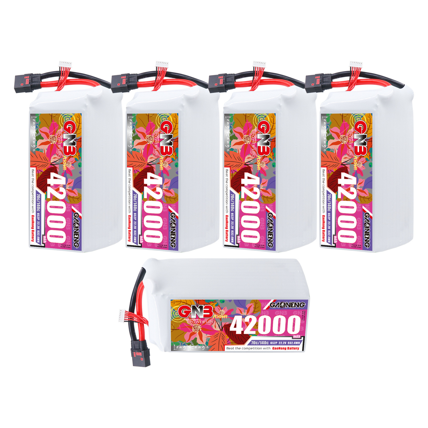 GAONENG GNB 6S2P 22.2V 42000mAhRC LiPo Battery QS8