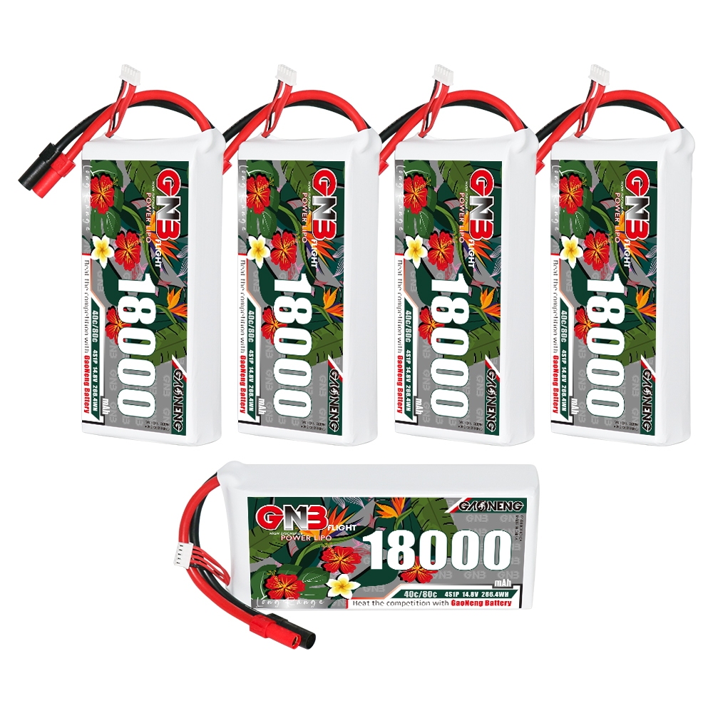 GAONENG GNB 4S1P 14.8V 18000mAh 40C RC LiPo Battery XT150