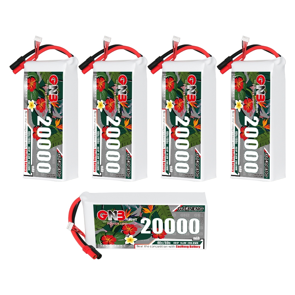 GAONENG GNB 4S1P 14.8V 20000mAh 40C RC LiPo Battery XT150