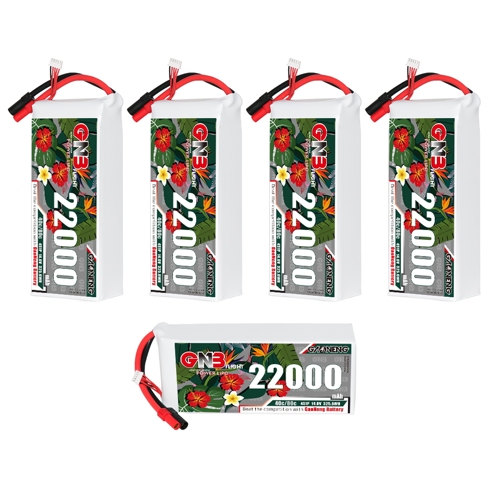 GAONENG GNB 4S1P 14.8V 22000mAh 40C RC LiPo Battery XT150