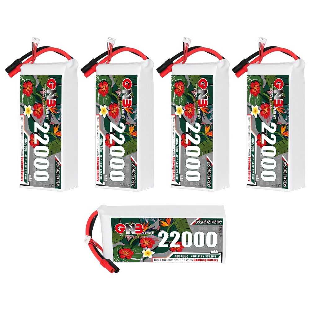 GAONENG GNB 4S1P 14.8V 22000mAh 40C RC LiPo Battery XT150