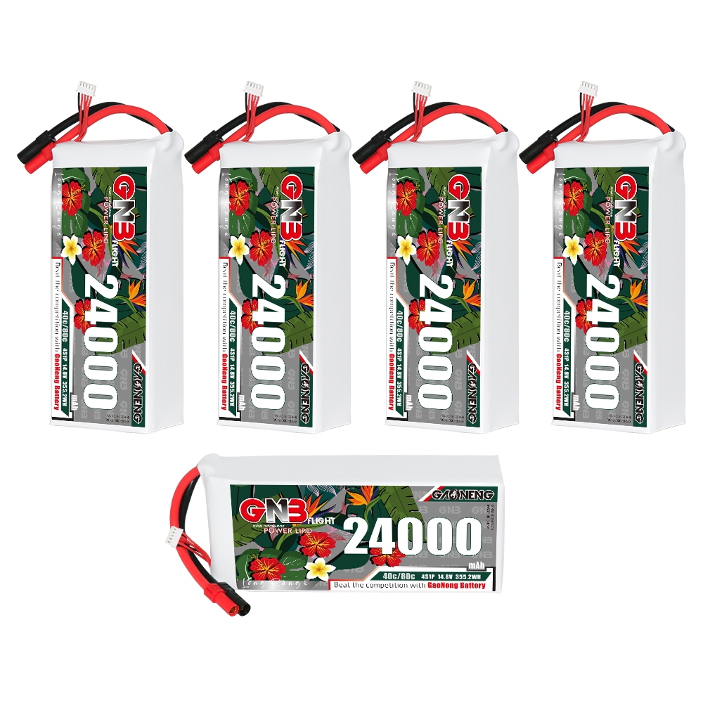 GAONENG GNB 4S1P 14.8V 24000mAh 40C RC LiPo Battery XT150
