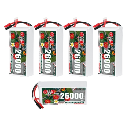 GAONENG GNB 6S1P 22.2V 26000mAh 40C RC LiPo Battery XT150
