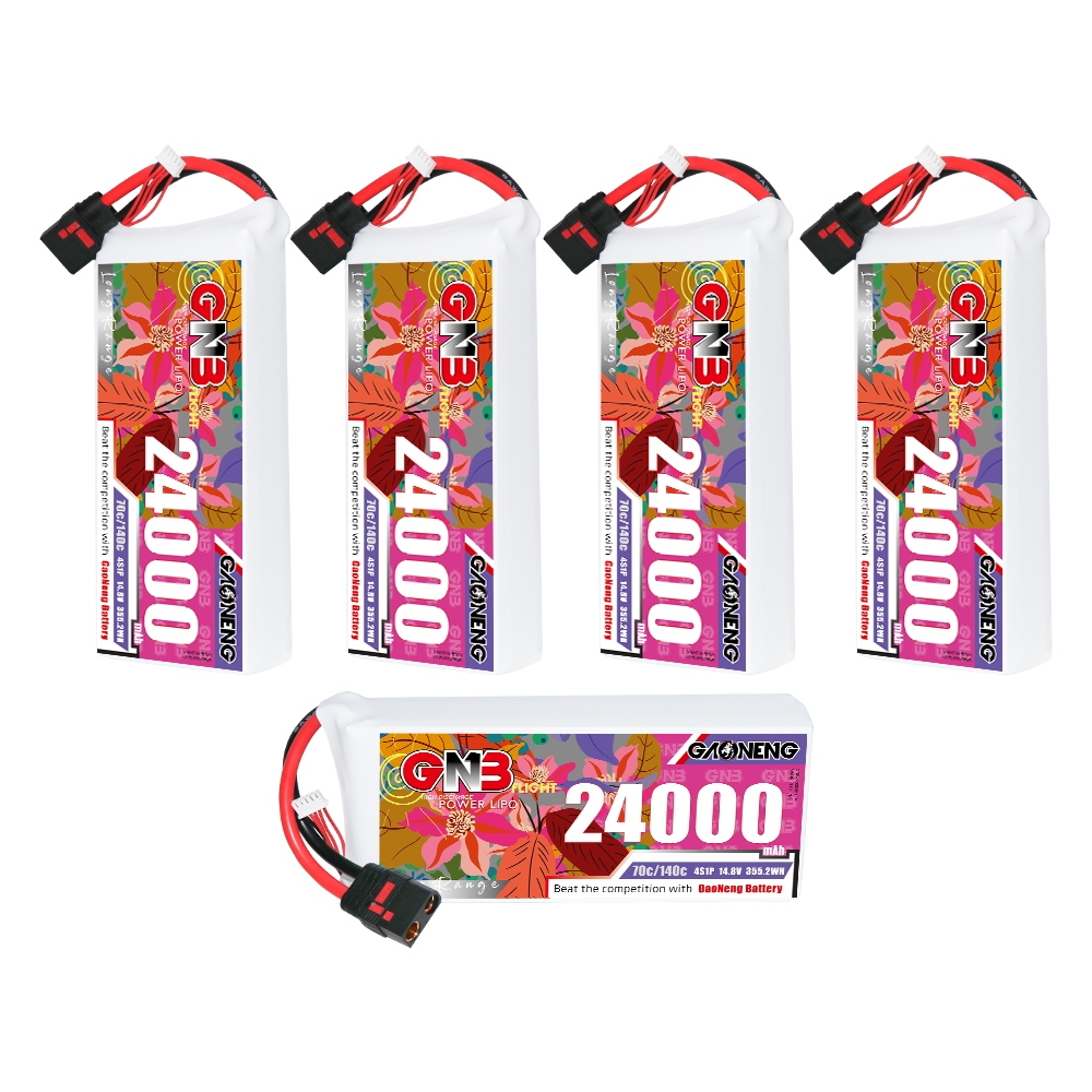 GAONENG GNB 4S1P 14.8V 24000mAh 70C RC LiPo Battery QS8