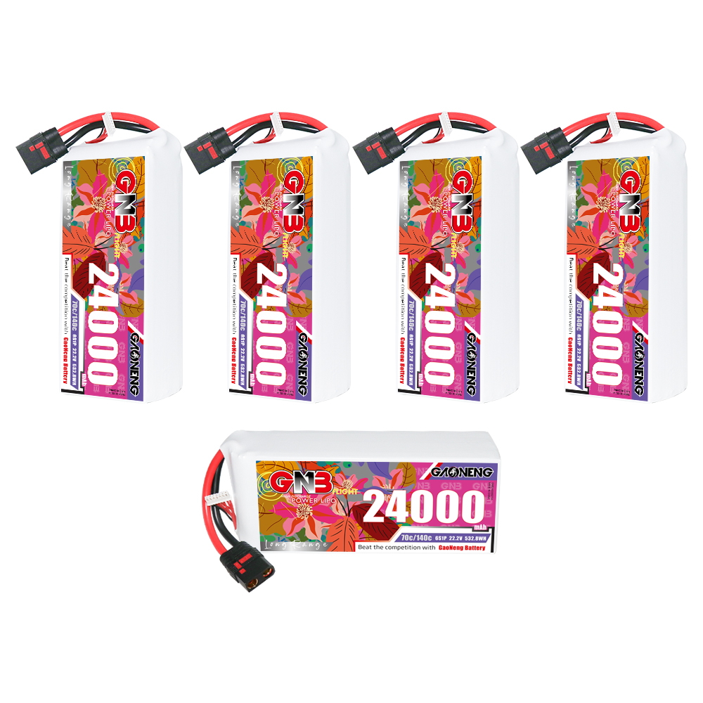 GAONENG GNB 6S1P 22.2V 24000mAh 70C RC LiPo Battery QS8