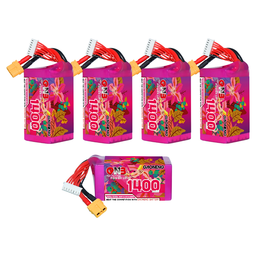 GAONENG GNB 6S 22.2V 1400mAh 160C XT60 LiPo Battery