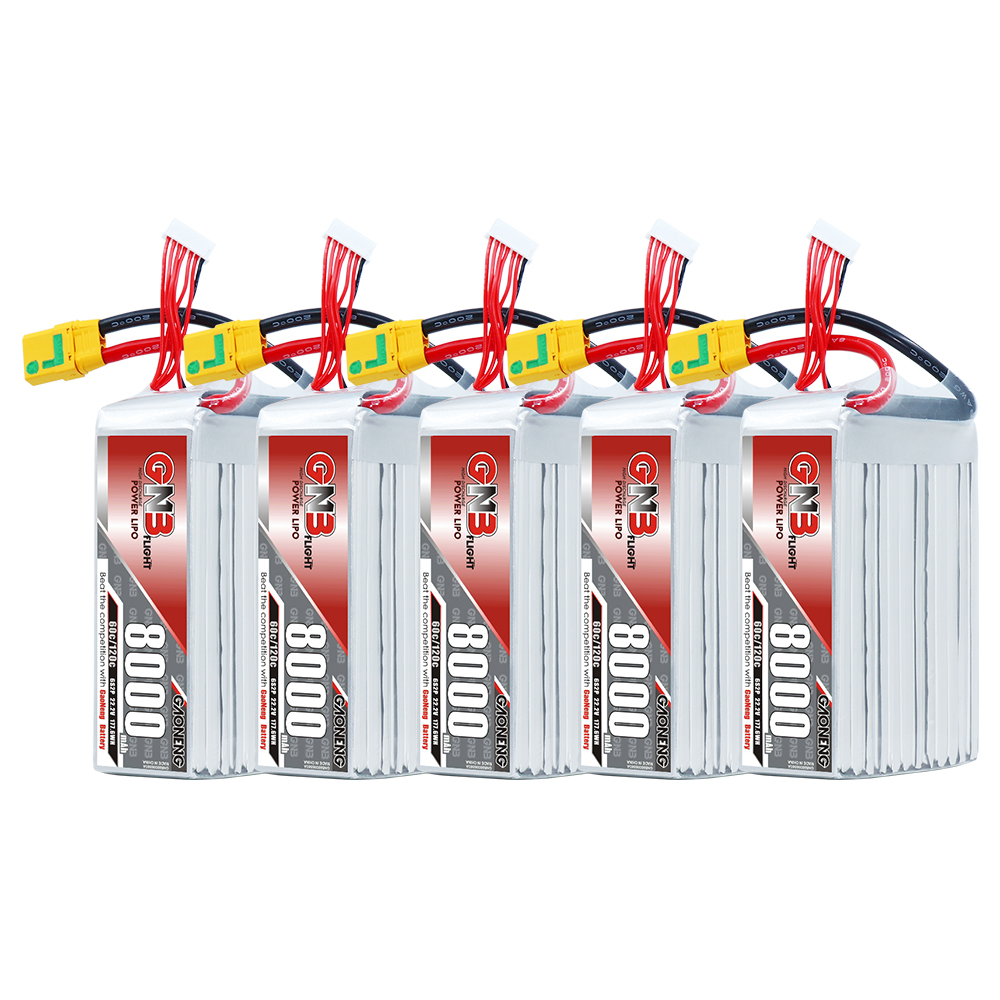 GAONENG GNB 6S 22.2V 8000mAh 60C XT90 LiPo Battery