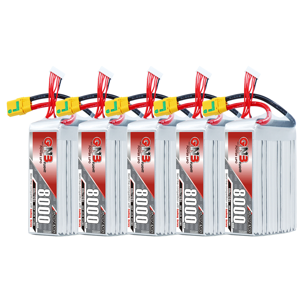 GAONENG GNB 6S 22.2V 8000mAh 60C XT90 LiPo Battery