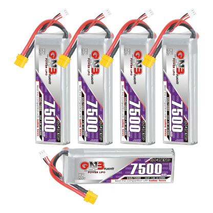 GAONENG GNB HV 2S 7.6V 7500mAh 65C LiPo Battery XT60