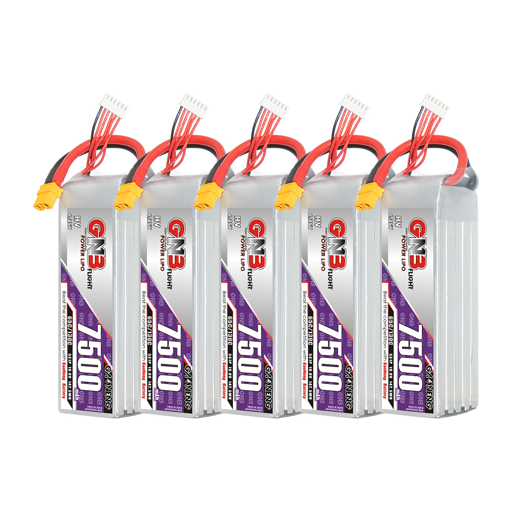 GAONENG GNB HV 5S 19V 7500mAh 65C XT60 LiPo Battery