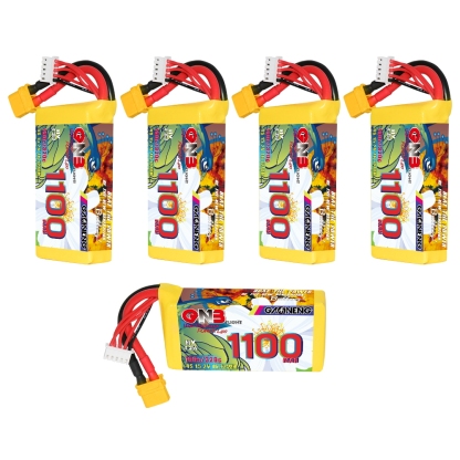 GAONENG GNB LiHV 4S 15.2V 1100mAh 160C XT60 LiPo Battery